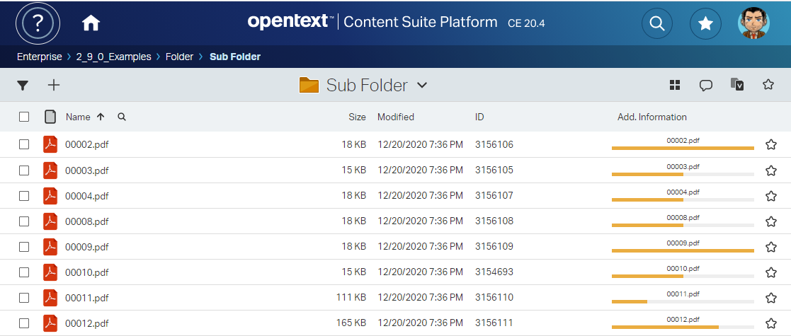 Custom Columns Example