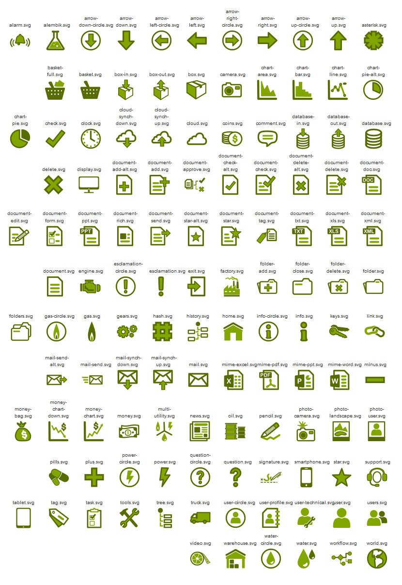 Icons Reference